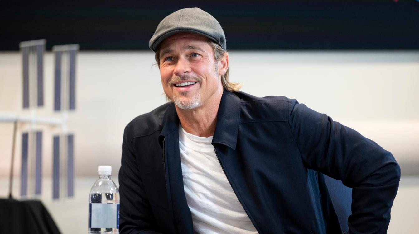 60-летнего Брэда Питта сняли с голым торсом на съемках фильма